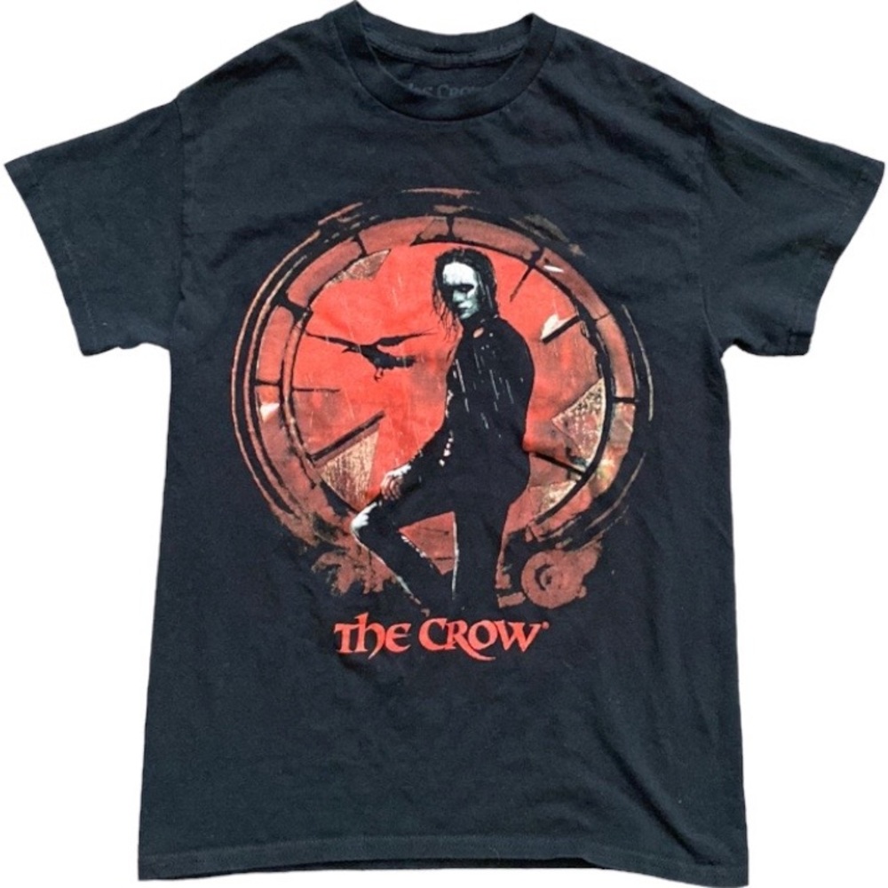 The crow movie black graphic t shirt